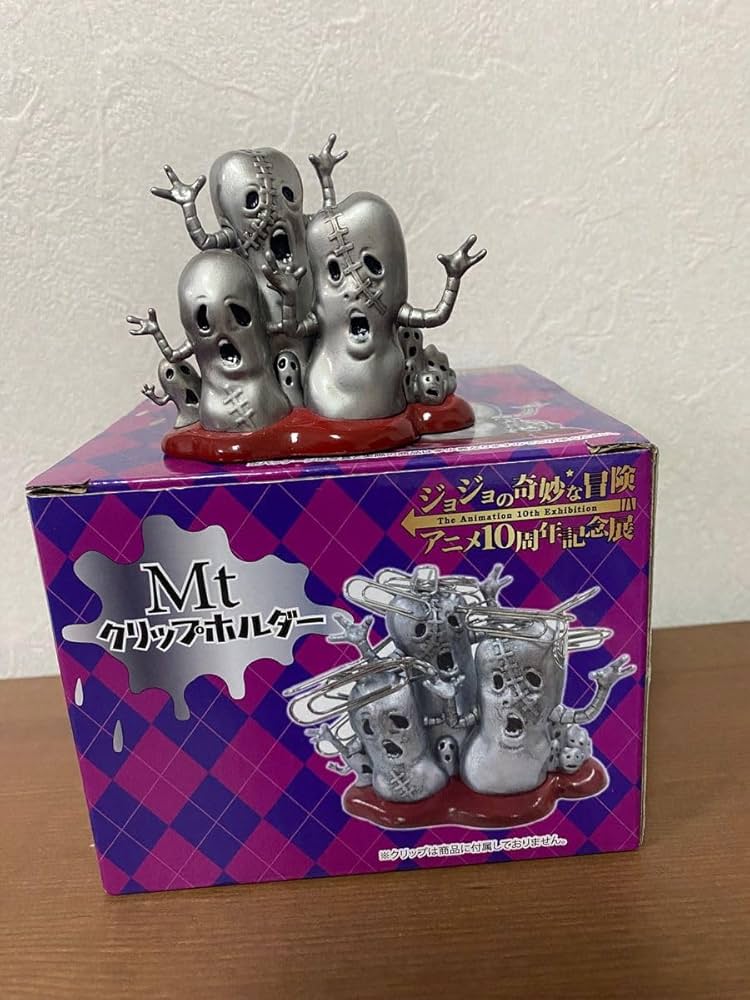 クリップホルダー　ジョジョの奇妙な冒険　メタリカ　ジョジョ展　希少品　美品 Amazon.co.jp: ジョジョの奇妙な冒険 アニメ10周年記念展 MT